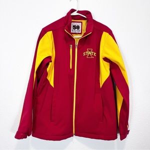 58 Sports Iowa State Cyclones Full Zip Jacket Embroidered Logo Size M
